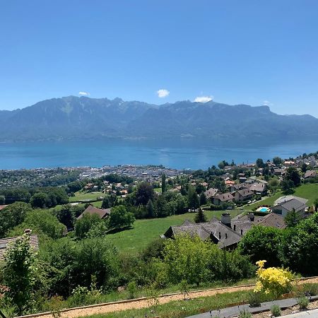 Appartement Moderne Avec Vue Panoramique A Jongny Proche De Montreux Exterior photo