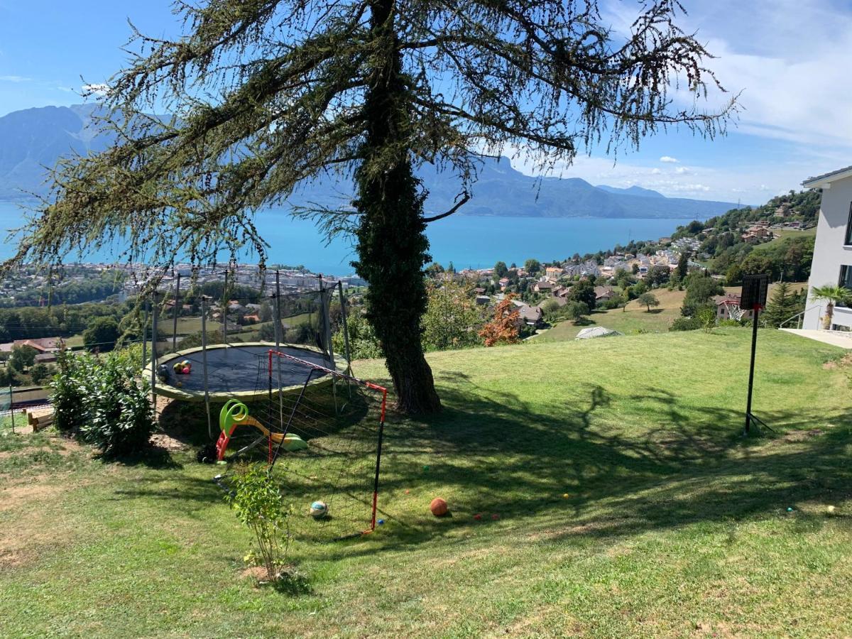 Appartement Moderne Avec Vue Panoramique A Jongny Proche De Montreux Exterior photo