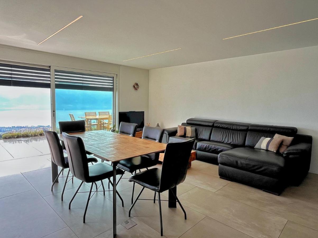 Appartement Moderne Avec Vue Panoramique A Jongny Proche De Montreux Exterior photo
